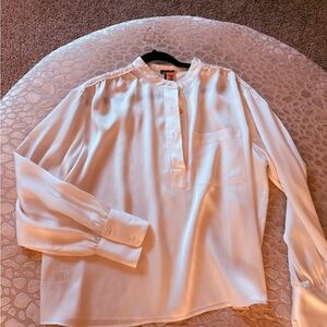Ann Taylor Ivory Blouse